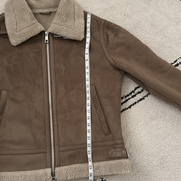 Zara Sherpa Lined Jacket - Picture 9 of 9